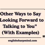 Other Ways to Say “Looking Forward to Talking to You” (With Examples)