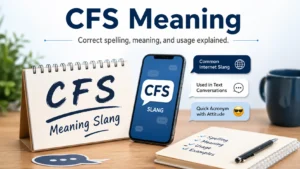 CFS Meaning Slang