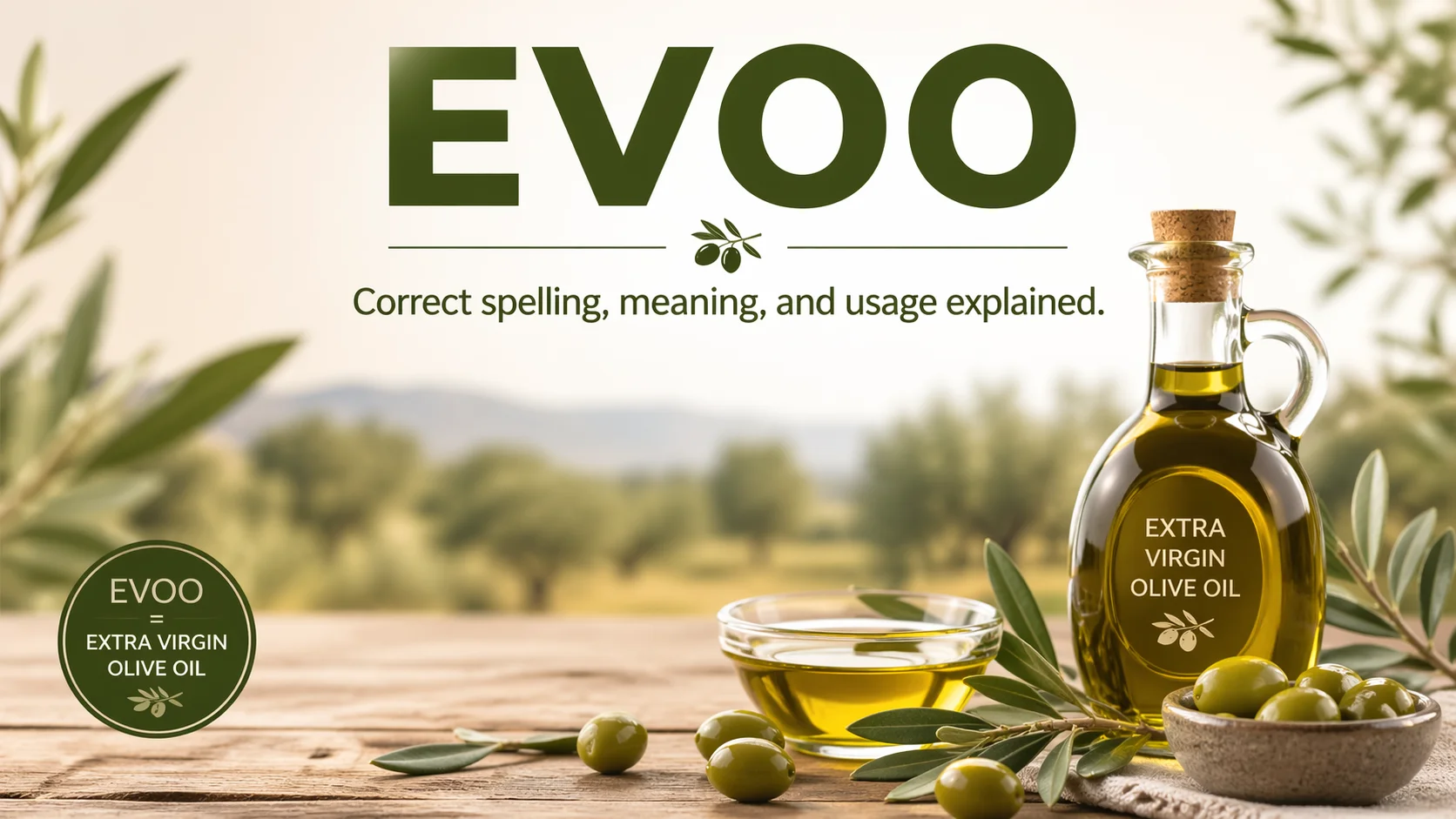 EVOO Meaning