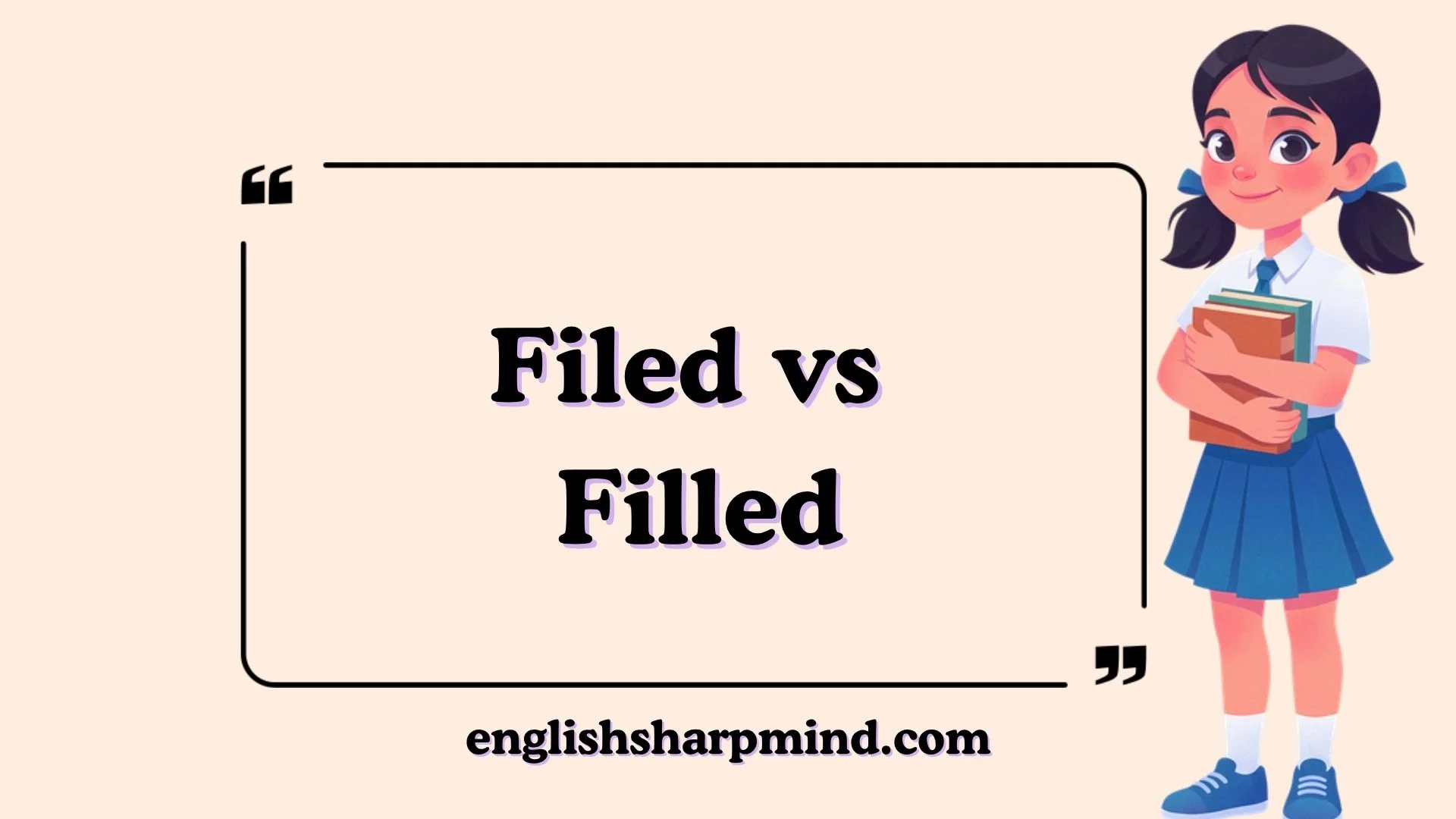 Filed vs Filled