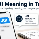 JOI Meaning in Text