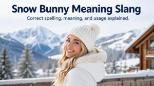 Snow Bunny Meaning Slang
