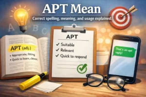 What Does APT Mean in Text?