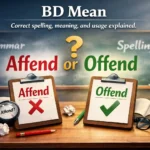 What Does BD Mean in Text?
