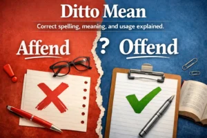 What Does Ditto Mean in Text