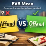 What Does EVB Mean in Text?