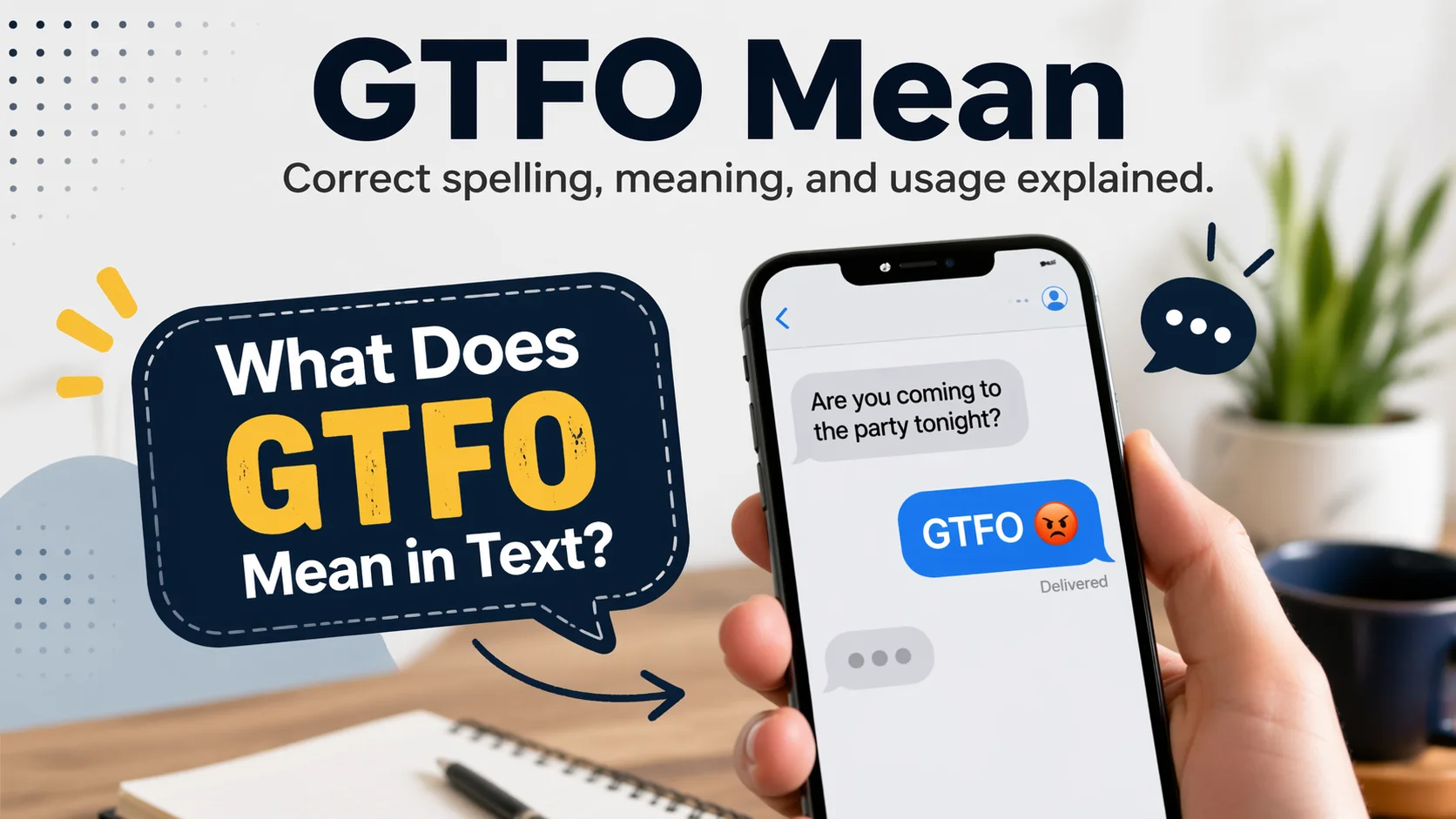 What Does GTFO Mean in Text?