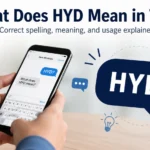What Does HYD Mean in Text