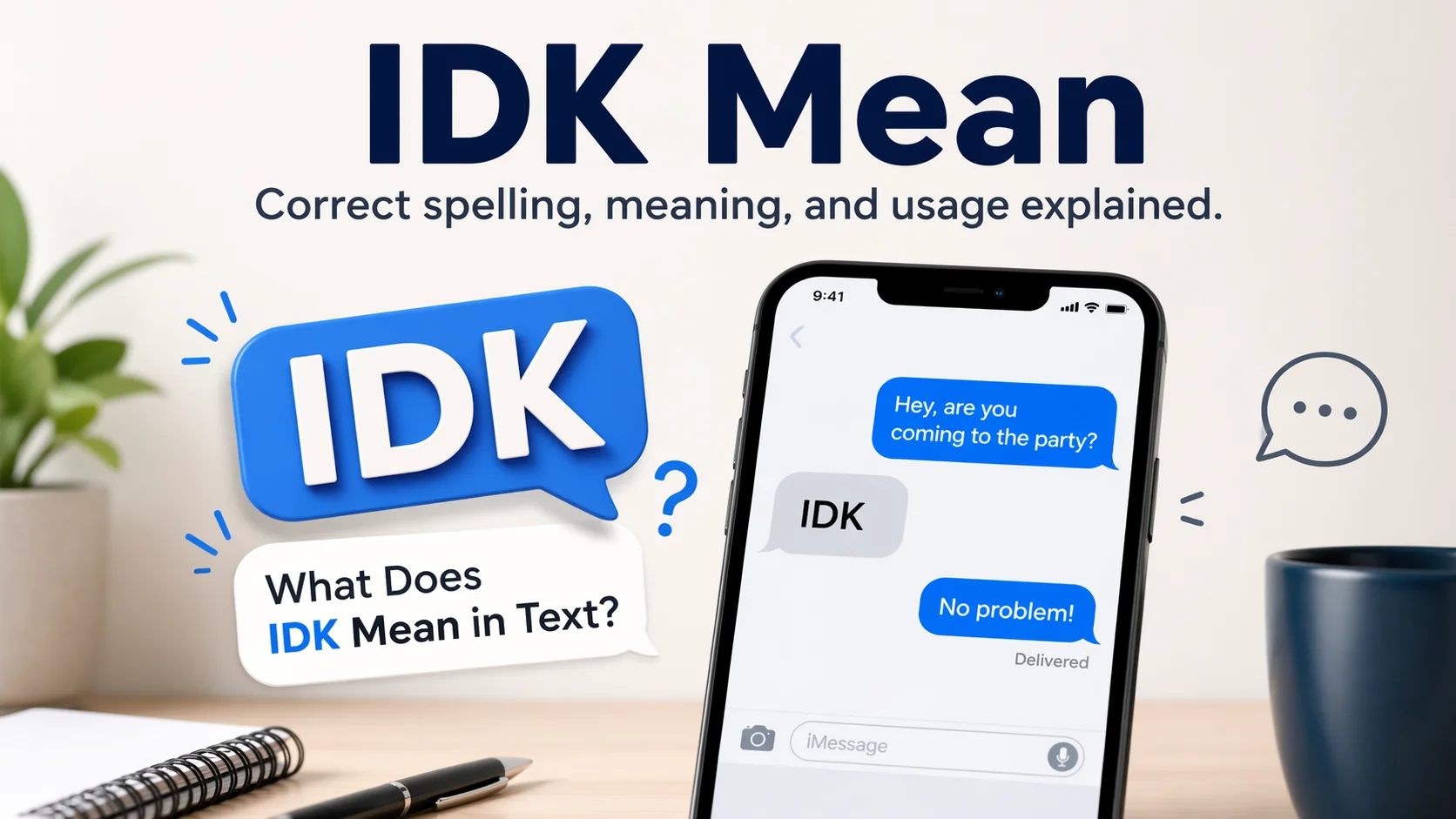 What Does IDK Mean in Text?