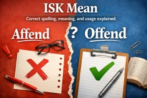 What Does ISK Mean in Text?