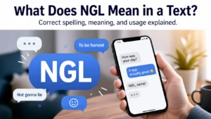 What Does NGL Mean in a Text?