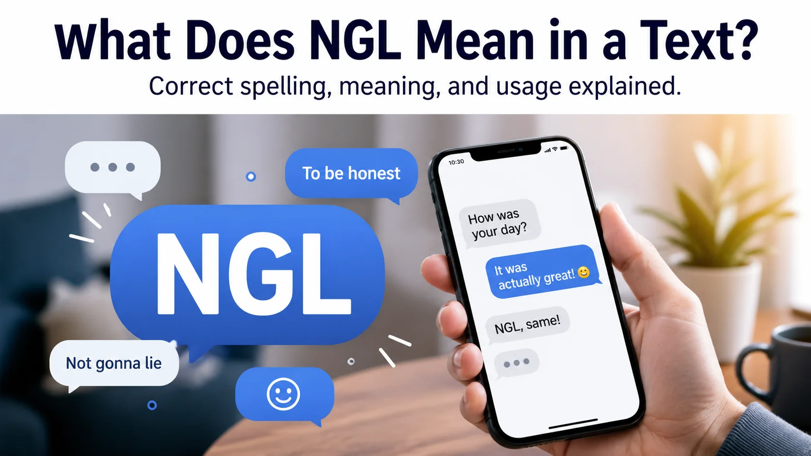 What Does NGL Mean in a Text?
