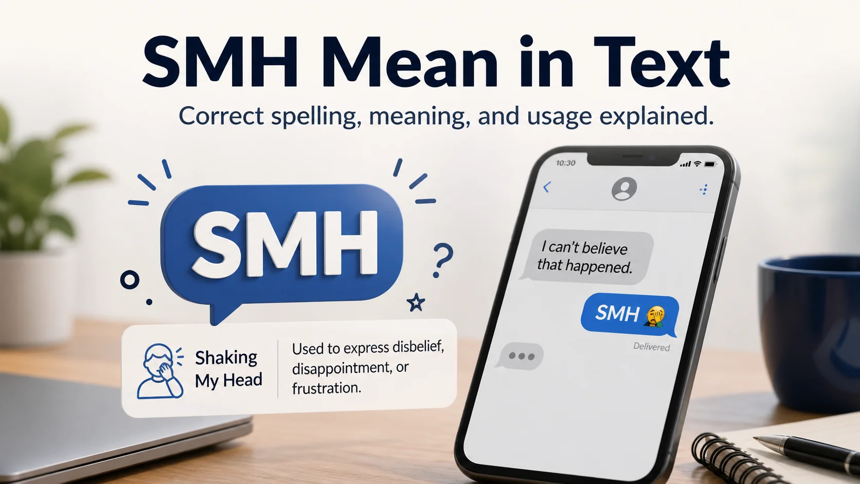 SMH Mean in Text?