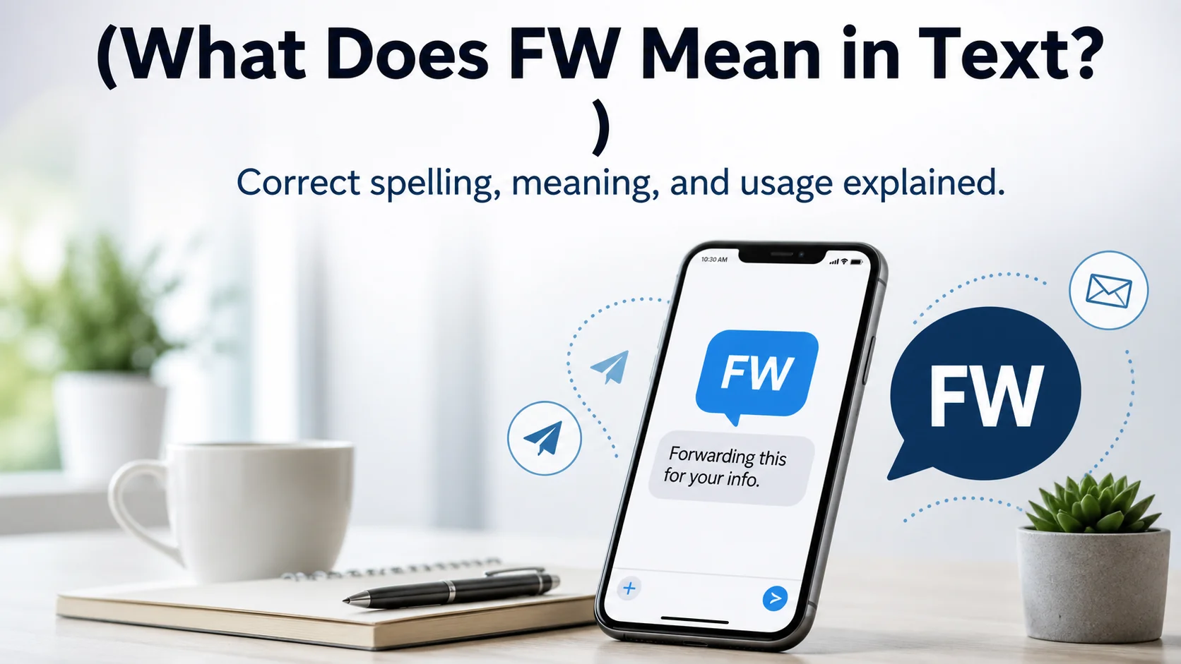 What Does FW Mean in Text?