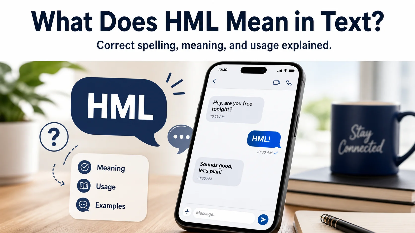 What Does HML Mean in Text?