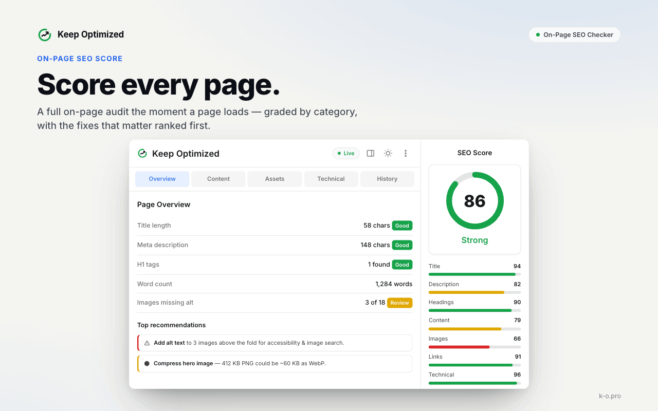 Best SEO Chrome extension for on-page audits: what to look for in 2026