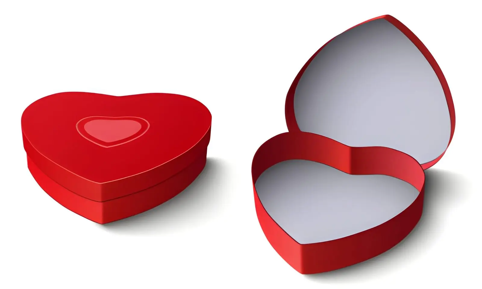 Printed Heart Shaped Boxes Creative Packaging Designs for Gift and Luxury Products