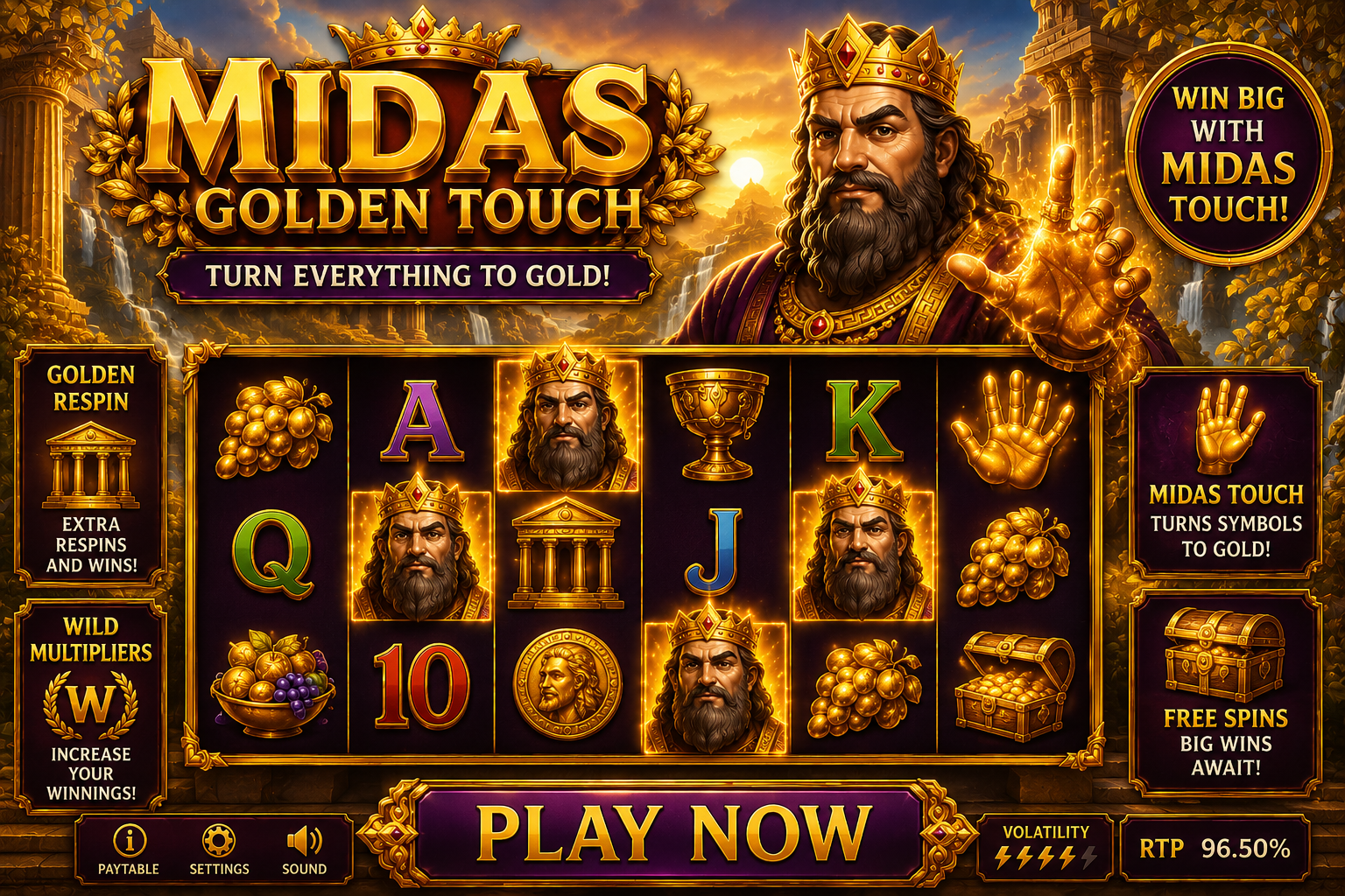 How to win at midas golden touch