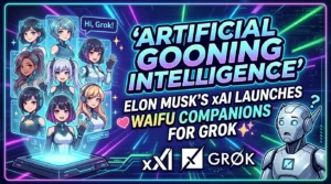 Artificial Gooning Intelligence' Elon Musk's xAI Launches Waifu Companions for Grok