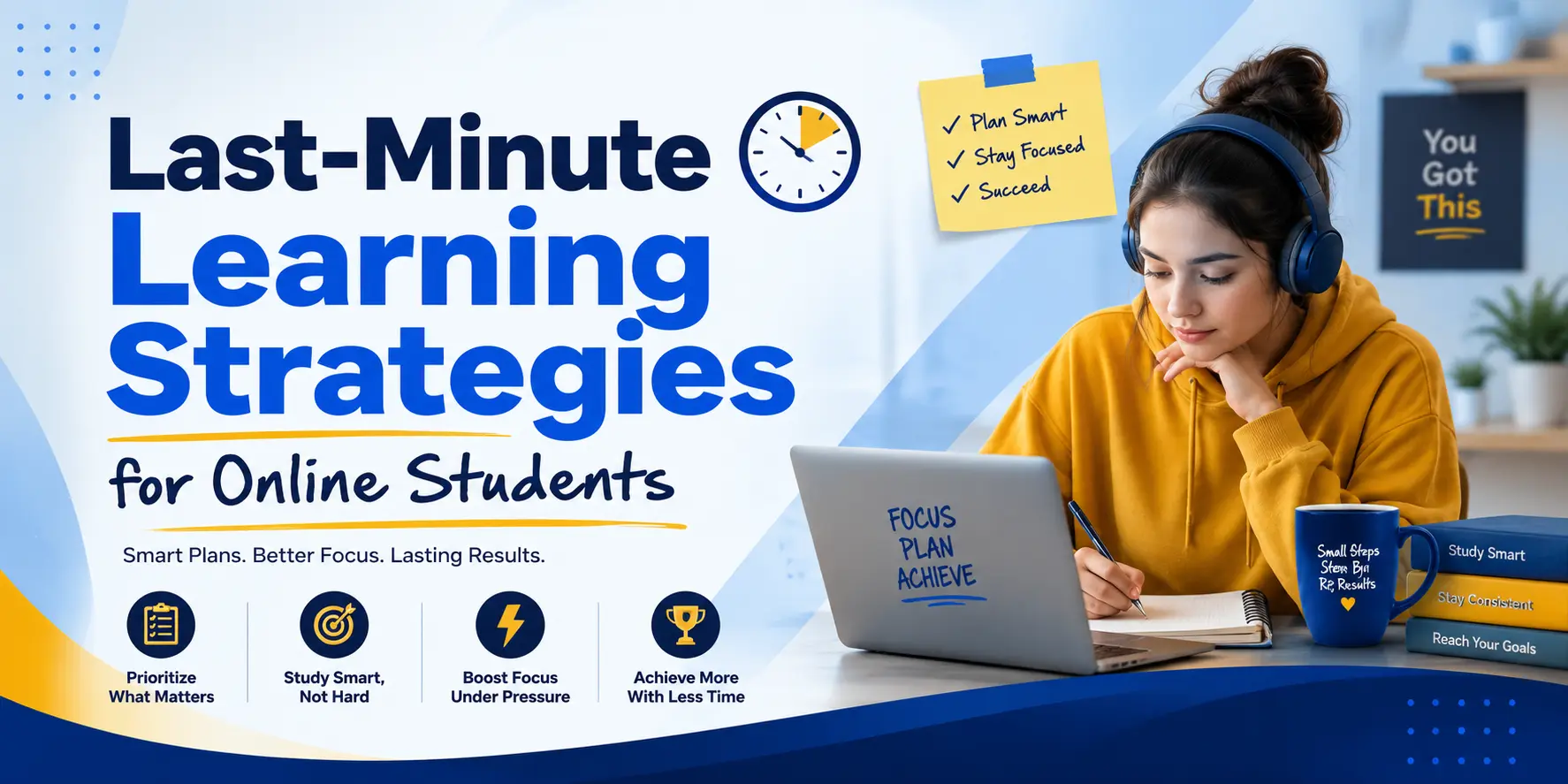 Last-Minute Learning Strategies for Online Students