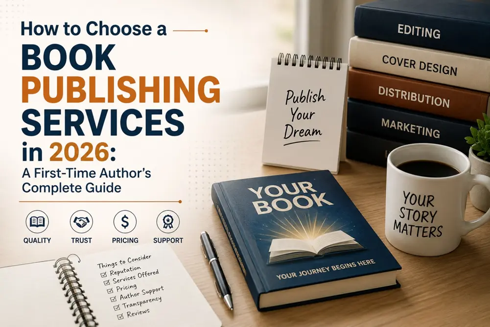 how to choose a book publishing services in 2026 a first-time authors complete guideline