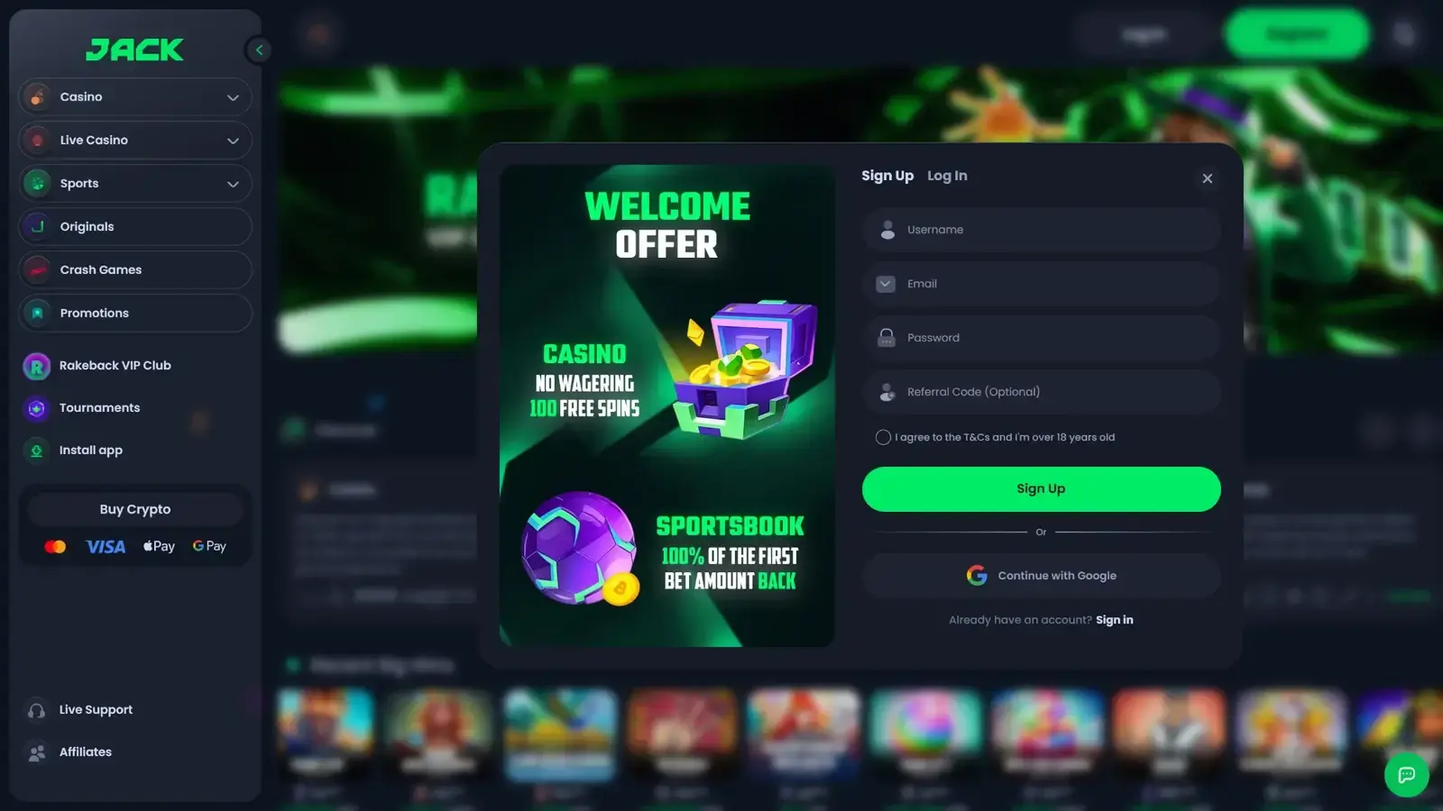 A Closer Look at Jack Casino's Crypto Gaming Platform